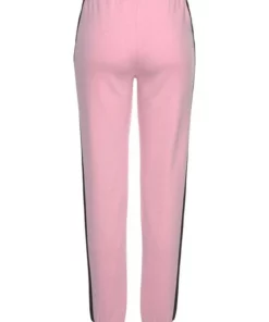 Bench. Sweathose mit Seitenstreifen und schmalem Bein Schwarz, Mint-schwarz, Rosa-schwarz, Anthrazit-meliert-schwarz -Günstiges Bench Geschäft 31706233