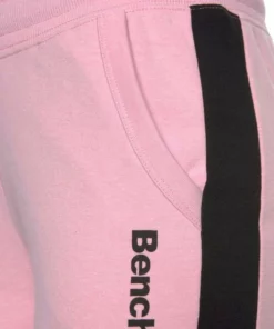 Bench. Sweathose mit Seitenstreifen und schmalem Bein Schwarz, Mint-schwarz, Rosa-schwarz, Anthrazit-meliert-schwarz -Günstiges Bench Geschäft 31708221