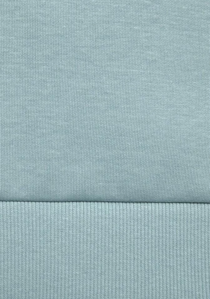 Bench. Kapuzensweatshirt mit Seitenstreifen und Kängurutasche Rosa-schwarz, Anthrazit-meliert-schwarz, Ecru-schwarz, Mint-schwarz 9 Bench. Kapuzensweatshirt mit Seitenstreifen und Kängurutasche Rosa-schwarz, Anthrazit-meliert-schwarz, Ecru-schwarz, Mint-schwarz – Bild 7