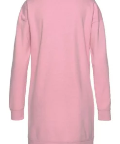 Bench. Sweatkleid mit seitlichem Logoprint Ecru-schwarz, Rosa-schwarz, Mint-schwarz, Anthrazit-schwarz -Günstiges Bench Geschäft 31709134