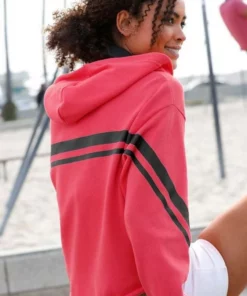 Bench. Kapuzensweatshirt in kurzer Form Schwarz-weiß, Pink-schwarz -Günstiges Bench Geschäft 31817756