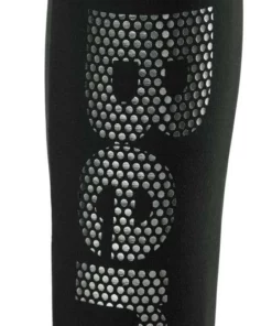 Bench. Leggings mit Logodruck in Metalloptik Schwarz, Grau-meliert -Günstiges Bench Geschäft 31818184