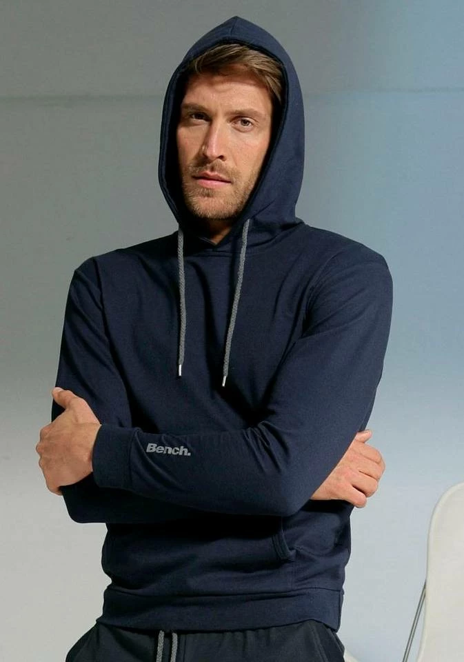 Bench. Kapuzensweatshirt mit Känguru Tasche Anthrazit-meliert, Navy, Petrol-meliert, Schwarz 9 Bench. Kapuzensweatshirt mit Känguru Tasche Anthrazit-meliert, Navy, Petrol-meliert, Schwarz – Bild 7