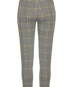 Bench. 7/8-Leggings mit Kontrastfarben seitlichem Tape Kariert-rostrot, Kariert-curry -Günstiges Bench Geschäft 32896690