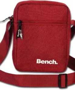 Bench. Umhängetasche »D2OTI301R Bench sportliche Umhängetasche rot« (Umhängetasche), Damen, Jugend Tasche aus Polyester, Größe ca. 17cm in rot