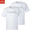 Bench. T-Shirt »Homewear« (2er-Pack) mit Bench. Print vorn Weiß | weiß, Petrol | schwarz, Grau-meliert | navy, Schwarz | schwarz 2 Bench. T-Shirt »Homewear« (2er-Pack) mit Bench. Print vorn Weiß | weiß, Petrol | schwarz, Grau-meliert | navy, Schwarz | schwarz -Günstiges Bench Geschäft 34231399
