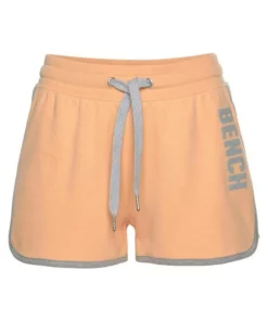 Bench. Sweatshorts »Contrast« mit kontrastfarbenen Einsätzen und Logodruck Schwarz-weiß, Pfirsich-grau-meliert, Navy-pink -Günstiges Bench Geschäft 34282270