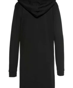 Bench. Sweatkleid aus Piqué mit 3D-Logoschriftzug Black, Ecru, Old rose -Günstiges Bench Geschäft 34424020