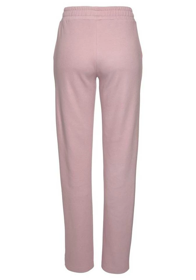 Bench. Relaxhose aus Piqué mit 3D-Logoschriftzug Black, Ecru, Old rose 6 Bench. Relaxhose aus Piqué mit 3D-Logoschriftzug Black, Ecru, Old rose – Bild 4