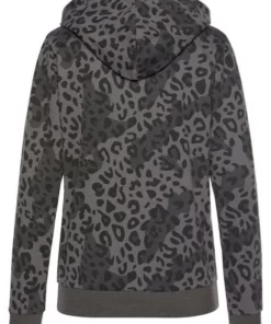 Bench. Sweatshirt mit Animalprint Flieder-bedruckt, Anthrazit-bedruckt -Günstiges Bench Geschäft 34501411