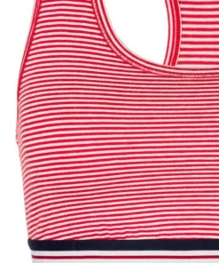 Bench. Bustier (2-tlg) mit Racerback und kleinem Logodruck hinten Marine-gestreift | marine-uni, Rot-gestreift | rot-uni -Günstiges Bench Geschäft 34506908