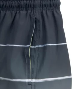 Bench. Badeshorts, mit trendigem Streifenverlauf Grau-gelb, Blau-türkis -Günstiges Bench Geschäft 34519816