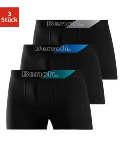 Bench. Boxer (3 Stück) mit modischem Streifen im Webbund Schwarz, Anthrazit | navy | schwarz -Günstiges Bench Geschäft 34946897