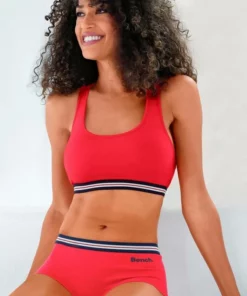 Bench. Bustier (2-tlg) mit Racerback und kleinem Logodruck hinten Marine-gestreift | marine-uni, Rot-gestreift | rot-uni -Günstiges Bench Geschäft 35099813