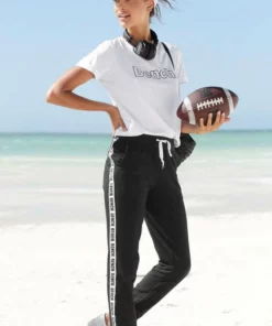 Bench. T-Shirt Schwarz | weiß, Rot | weiß, Hellgrau-meliert | weiß -Günstiges Bench Geschäft 35186986