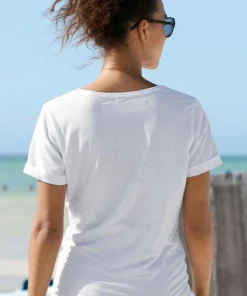 Bench. T-Shirt Schwarz | weiß, Rot | weiß, Hellgrau-meliert | weiß -Günstiges Bench Geschäft 35187136