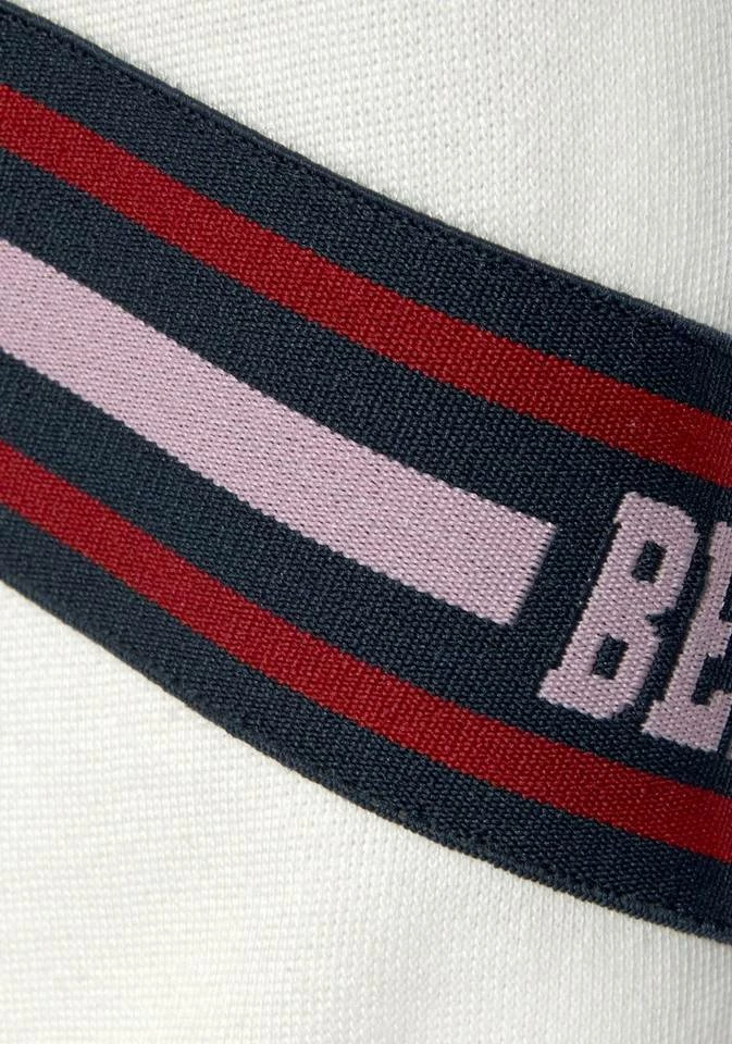 Bench. Sweatshirt mit Logo Tape an den Ärmeln Dunkelrosa-rosa, Weiß 7 Bench. Sweatshirt mit Logo Tape an den Ärmeln Dunkelrosa-rosa, Weiß – Bild 5