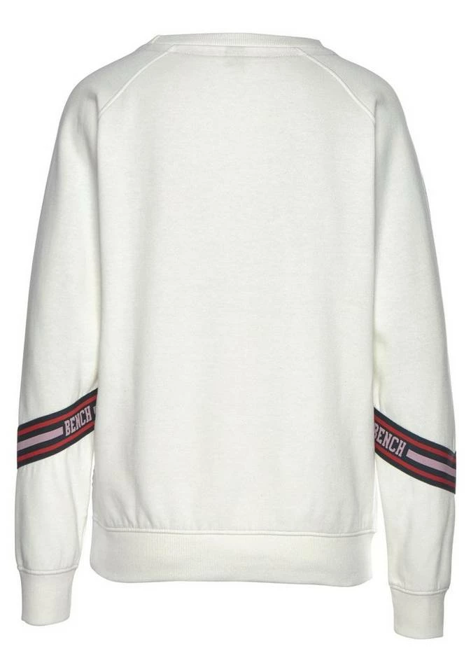 Bench. Sweatshirt mit Logo Tape an den Ärmeln Dunkelrosa-rosa, Weiß 5 Bench. Sweatshirt mit Logo Tape an den Ärmeln Dunkelrosa-rosa, Weiß – Bild 3