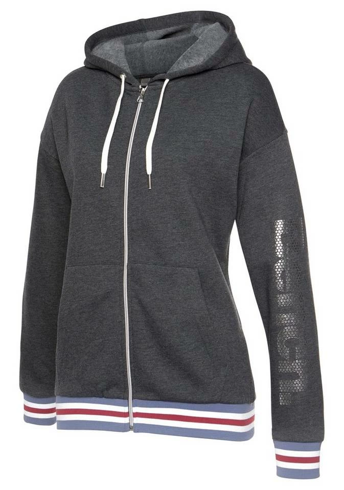 Bench. Kapuzensweatjacke mit gestreiften Bündchen 7 Bench. Kapuzensweatjacke mit gestreiften Bündchen – Bild 5