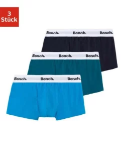 Bench. Boxer (3 Stück) Anthrazit + grau-meliert + navy, Türkis + petrol + navy, Blau + rot + grau-meliert -Günstiges Bench Geschäft 36543855