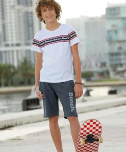 Bench. T-Shirt mit Druck in Streifenoptik -Günstiges Bench Geschäft 36676465