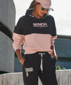 Bench. Hoodie mit Logodruck Grau-altrosa, Grau-schwarz, Schwarz-altrosa -Günstiges Bench Geschäft 38a6f175 d8a1 5c3a b802 9aadf18ab508