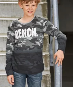 Bench. Langarmshirt »tarnfarben mit Farbverlauf« -Günstiges Bench Geschäft 3a03be01 82b6 531d be71 8d8f3c316be7