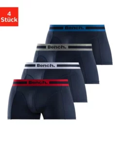 Bench. Funktionsboxer (4 Stück) aus Microfaser Blau | bordeaux | anthrazit | petrol, Navy-rot | navy-grau-meliert | navy-blau | navy-weiß, Rot | grau-meliert | navy | schwarz, Schwarz-anthrazit-meliert -Günstiges Bench Geschäft 3a688963 1d7a 53c2 a352 decb7b8454d4
