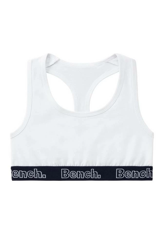 Bench. Bustier (3 Stück) mit Ringerrücken Rose | weiß | grau-meliert, Schwarz | weiß | grau-meliert 5 Bench. Bustier (3 Stück) mit Ringerrücken Rose | weiß | grau-meliert, Schwarz | weiß | grau-meliert – Bild 4