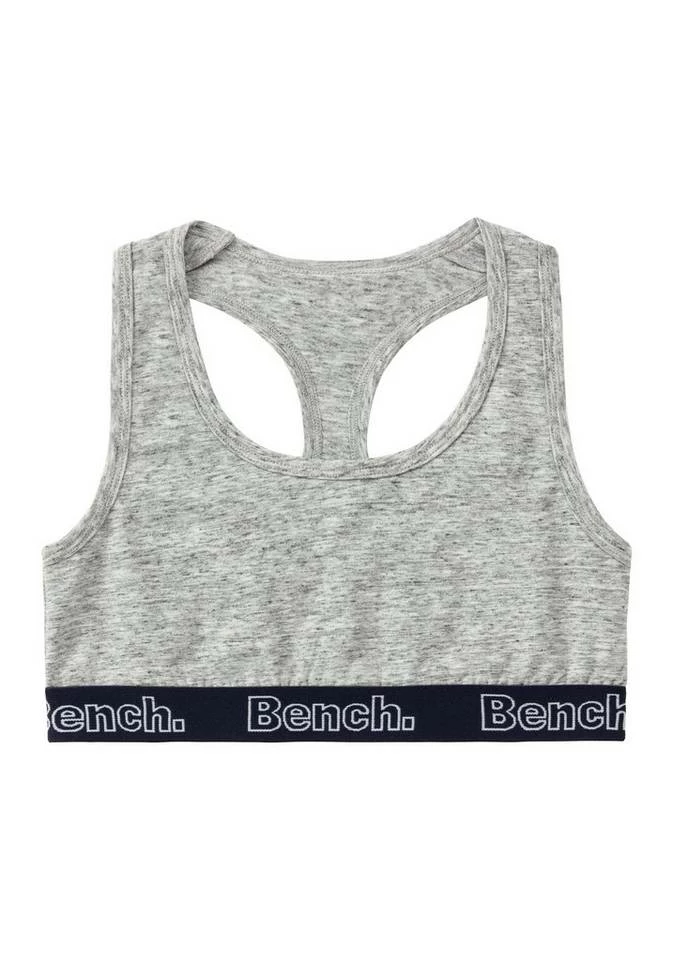 Bench. Bustier (3 Stück) mit Ringerrücken Rose | weiß | grau-meliert, Schwarz | weiß | grau-meliert 6 Bench. Bustier (3 Stück) mit Ringerrücken Rose | weiß | grau-meliert, Schwarz | weiß | grau-meliert – Bild 5