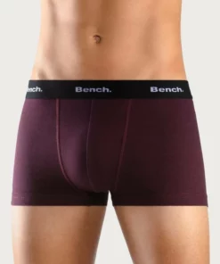 Bench. Hipster (4 Stück) mit kontrastfarbigem Bund Royalblau | grau-meliert | rot | schwarz, Schwarz, Navy | bordeaux | petrol | anthrazit -Günstiges Bench Geschäft 3e994855 d089 58c2 8d73 3d89f11f7394