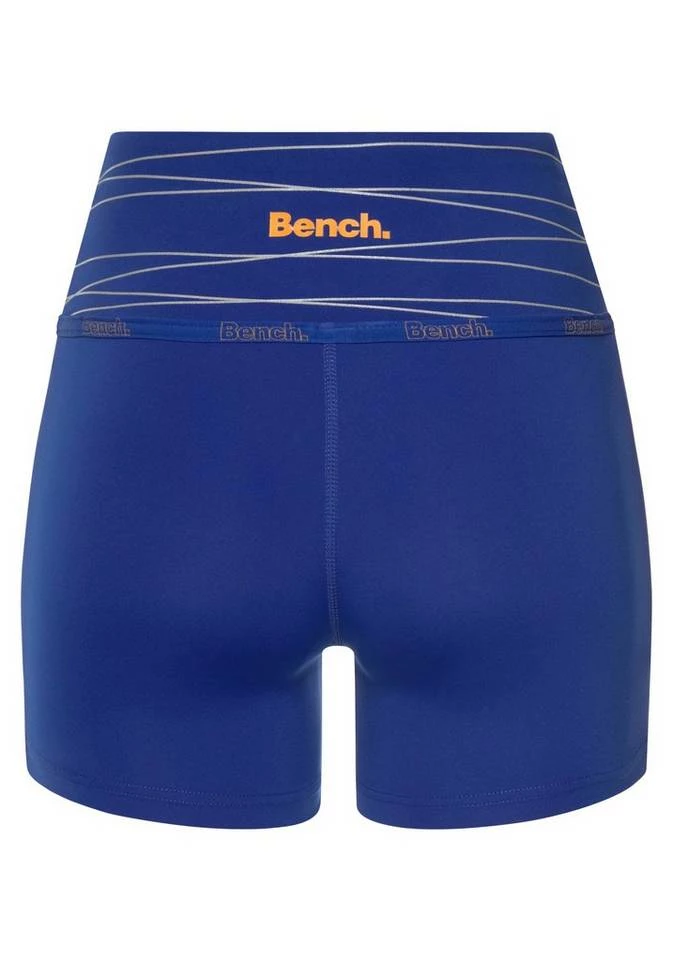 Bench. Funktionsshorts mit reflektierenden Details und Logo-Tape Schwarz, Hellorange-orange, Königsblau-blau 5 Bench. Funktionsshorts mit reflektierenden Details und Logo-Tape Schwarz, Hellorange-orange, Königsblau-blau – Bild 3