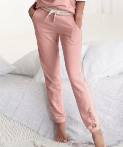 Bench. Relaxhose mit gestreiftem Bund und Glanzprint Grau-meliert, Mint, Apricot -Günstiges Bench Geschäft 4049185d f06e 5d24 9a72 3616e7fbe02f