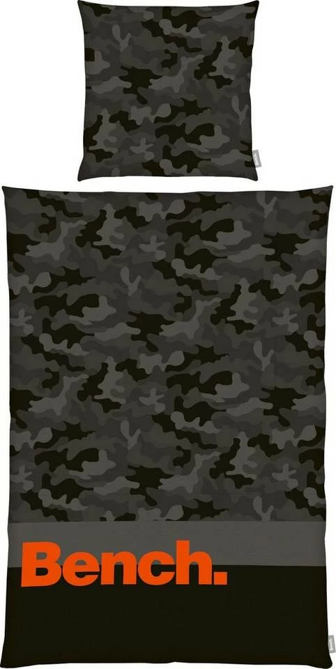 Wendebettwäsche »Bench«, Bench., mit Schriftzug 4 Wendebettwäsche »Bench«, Bench., mit Schriftzug – Bild 2