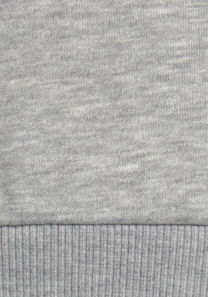 Bench. Sweater mit Stehkragen und Logodruck Schwarz, Altrosa, Grau 9 Bench. Sweater mit Stehkragen und Logodruck Schwarz, Altrosa, Grau – Bild 7