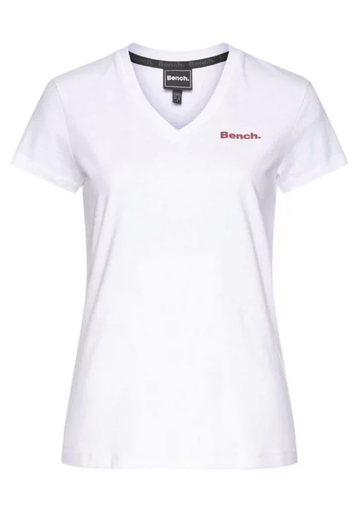 Bench. V-Shirt »RACHEL« mit Logopatch im Kontrast Lilac, White, Grey, Mint -Günstiges Bench Geschäft 48cd704f 56ed 5c2e bfa0 05a3435afb6d