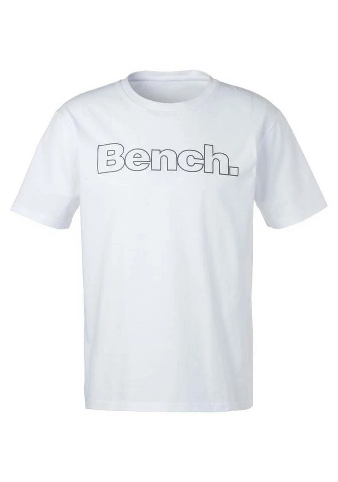 Bench. T-Shirt »Homewear« (2er-Pack) mit Bench. Print vorn Weiß | weiß, Petrol | schwarz, Grau-meliert | navy, Schwarz | schwarz 5 Bench. T-Shirt »Homewear« (2er-Pack) mit Bench. Print vorn Weiß | weiß, Petrol | schwarz, Grau-meliert | navy, Schwarz | schwarz – Bild 3
