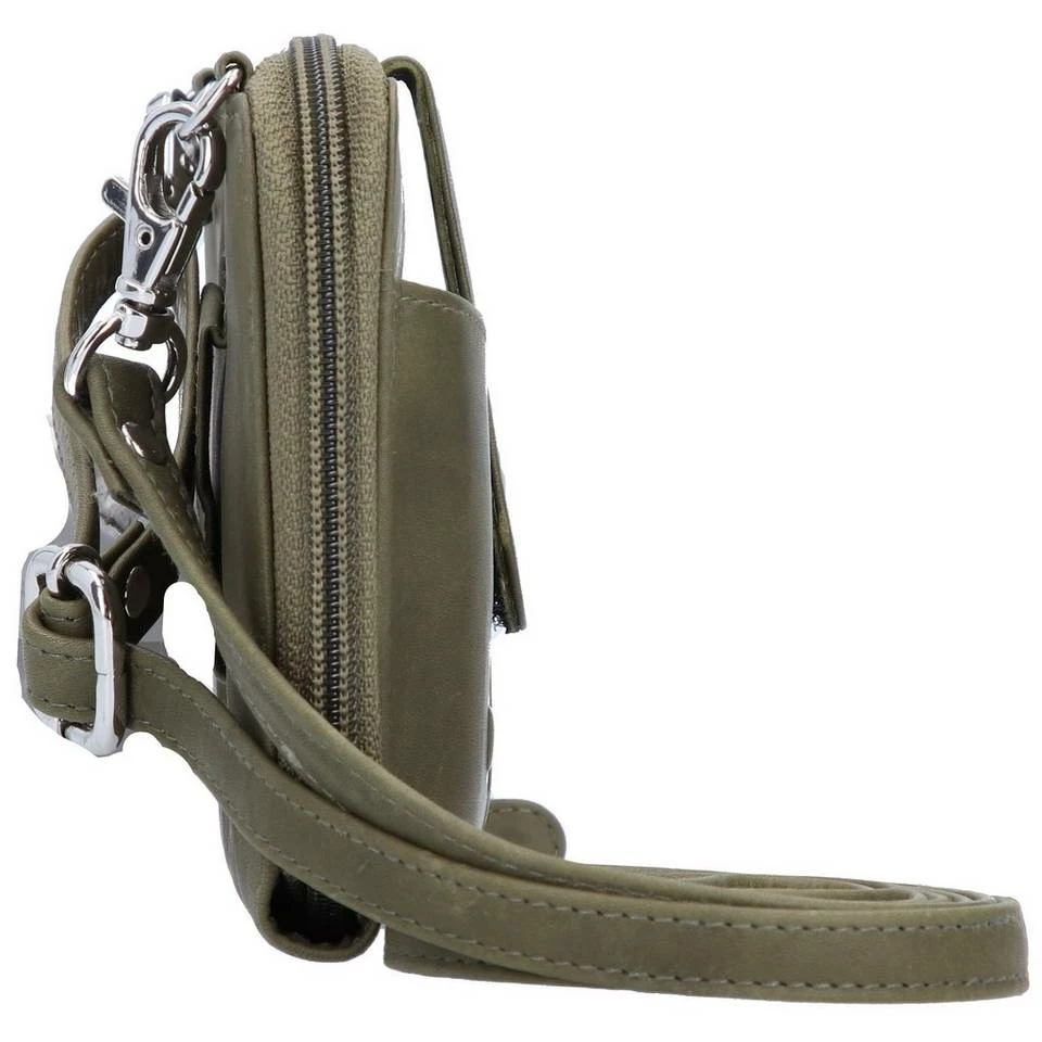 Bench. Clutch, Leder Mittelblau, Grün 5 Bench. Clutch, Leder Mittelblau, Grün – Bild 3