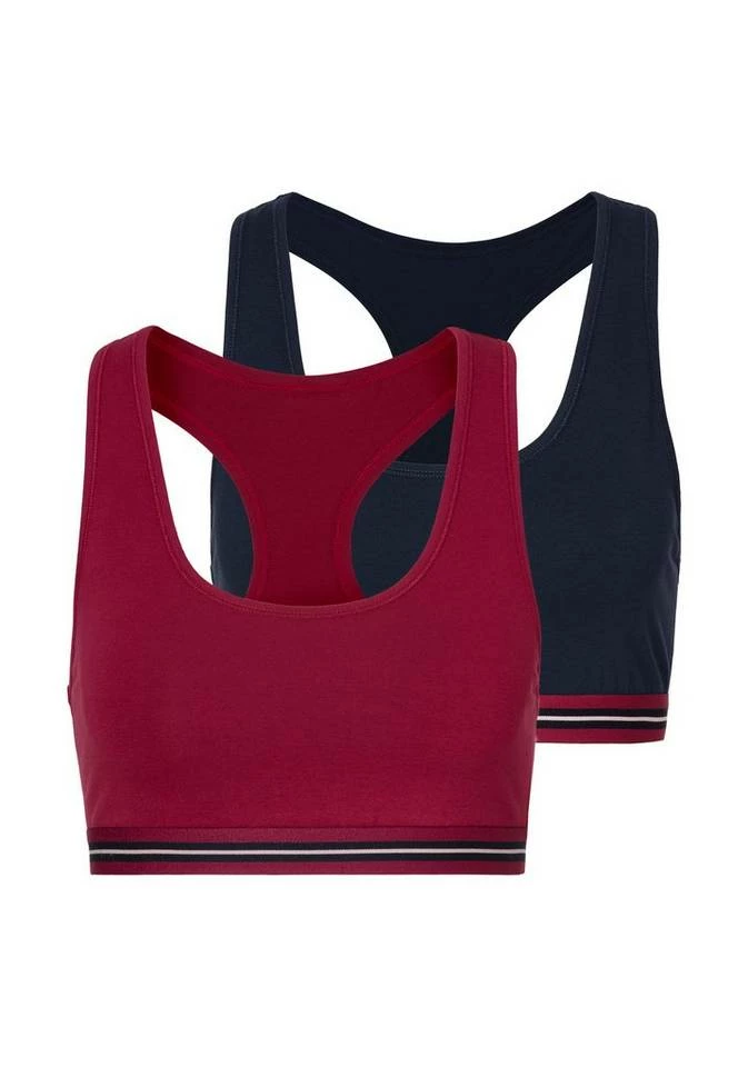 Bench. Bustier (Packung, 2 Stück) mit Racerback und kleinem Logodruck hinten 3 Bench. Bustier (Packung, 2 Stück) mit Racerback und kleinem Logodruck hinten