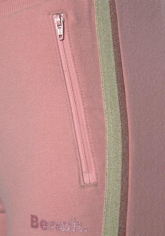Bench. Relax-Caprihose mit Glitzerstreifen Beige-melange, Schwarz, Rosé 7 Bench. Relax-Caprihose mit Glitzerstreifen Beige-melange, Schwarz, Rosé – Bild 5