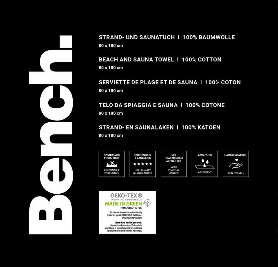 Bench. Strandtuch »Bench« (1-St), mit dekorativem "Bench" Schriftzug 6 Bench. Strandtuch »Bench« (1-St), mit dekorativem "Bench" Schriftzug – Bild 5