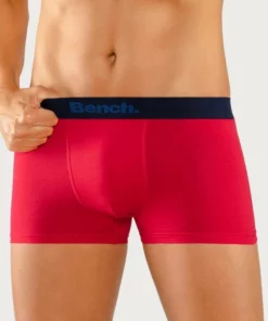 Bench. Boxer (4 Stück) mit modischem Streifen Olivgrün-gestreift | olivgrün | grau-meliert | navy, Rot | blau | olivgrün | navy, Blau-gestreift | blau | grau-meliert | navy, Rot-gestreift | rot | grau-meliert | navy -Günstiges Bench Geschäft 5bf56f9a 0adb 5f70 9a88 25f616ed11de