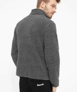 Bench. Fleecejacke »Escapo« Stickerei, Sportives Seitenband Navy, Grau, Schwarz -Günstiges Bench Geschäft 5c411e6d 1ce4 58d9 a2de 9d9638ccd560