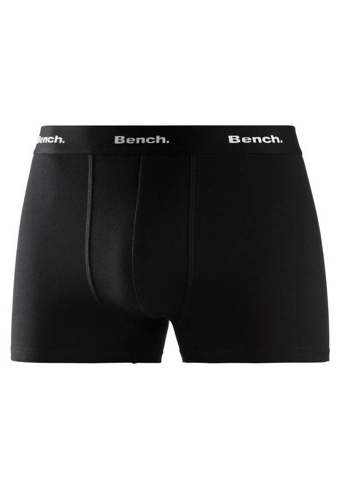 Bench. Boxer (4 Stück) mit kontrastfarbigem Bund Schwarz, Royalblau | grau-meliert | rot | schwarz, Navy | bordeaux | petrol | anthrazit 5 Bench. Boxer (4 Stück) mit kontrastfarbigem Bund Schwarz, Royalblau | grau-meliert | rot | schwarz, Navy | bordeaux | petrol | anthrazit – Bild 3