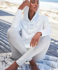 Bench. Leggings mit glänzender Logostickerei Schwarz, Hellgrau-melange -Günstiges Bench Geschäft 5f4a237e d95a 5b39 a6b9 568f47863070