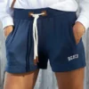 Bench. Sweatshorts mit Kordelzug und Lederimitat-Details Navy, Koralle -Günstiges Bench Geschäft 62fbd1e8 2804 567d 92ce 04fb20cb0c3b