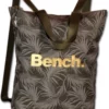 Bench. Cityrucksack »D2ORI303C Bench grün-farbener Rucksack Nylon« (Cityrucksack), Damen, Jugend Cityrucksack, Henkeltasche Nylon, grün, oliv, Größe ca. 40cm, Blätter-Print