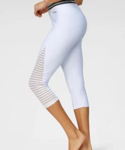 Bench. Caprileggings mit Mesh-Einsatz Schwarz-leo, Nougat-leo, Weiß-leo -Günstiges Bench Geschäft 63f4034d 2166 568e 9e9c 7adfb9644cf6