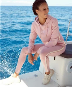 Bench. Hoodie mit Glitzer Streifen und Glitzer Logodruck Beige-meliert, Rose, Schwarz -Günstiges Bench Geschäft 64b7149c cb39 52d4 8eb2 f87cec09bb3e