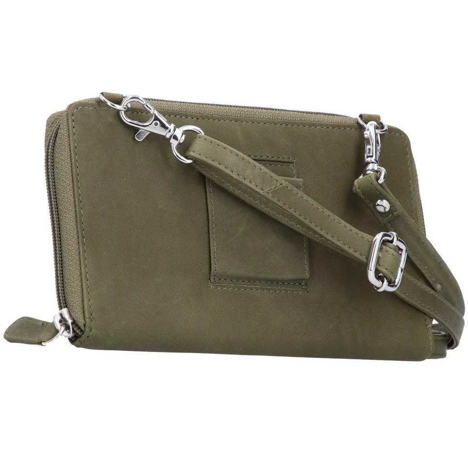 Bench. Clutch, Leder Mittelblau, Grün 6 Bench. Clutch, Leder Mittelblau, Grün – Bild 4